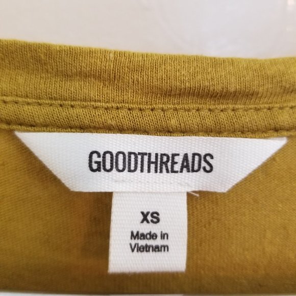 Goodthreads Women's Ruffled Short- Sleeved Blouse Size S - Picture 2 of 6